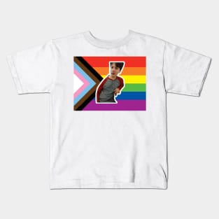 nathan pride flag Kids T-Shirt